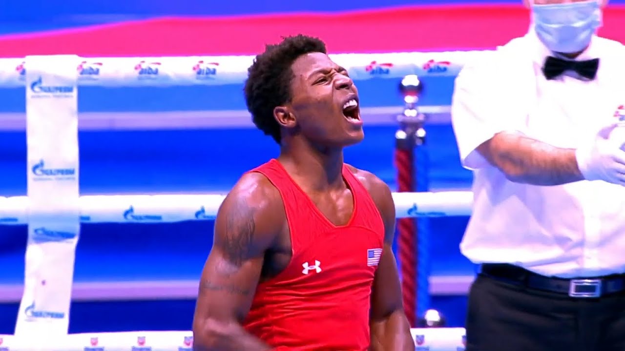 Finals (57kg) HARVEY Jahmal (USA) vs  TEMIRZHANOV Serik (KAZ) | AIBA WCHs 2021