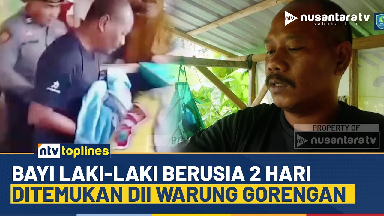 Miris! Bayi Laki-laki Ditemukan Terlantar di Kolong Meja Warung Gorengan Lumajang | NTV TOPLINES