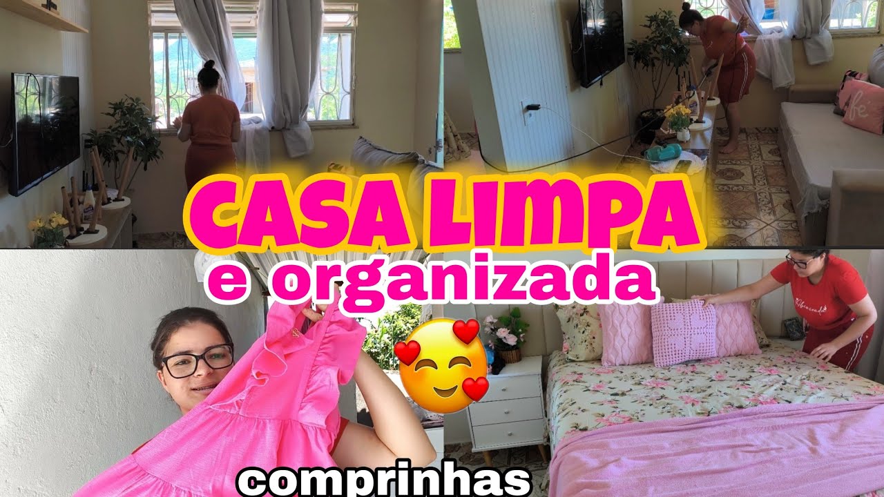 DEIXANDO A CASA EM ORDEM+COMPRINHAS PRO MARIDO E ELISA/CASA LIMPA E ORGANIZADA 