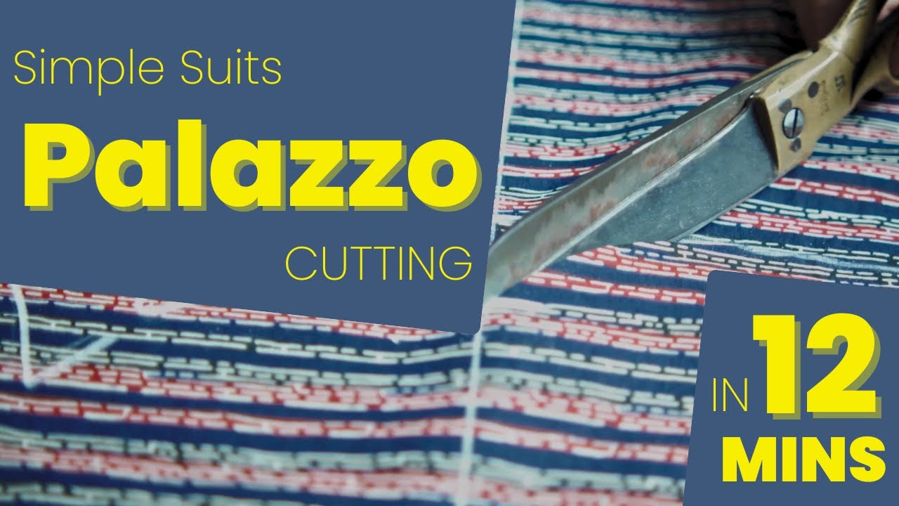 12 Min में Palazzo Cutting| Tailor Masterclass!