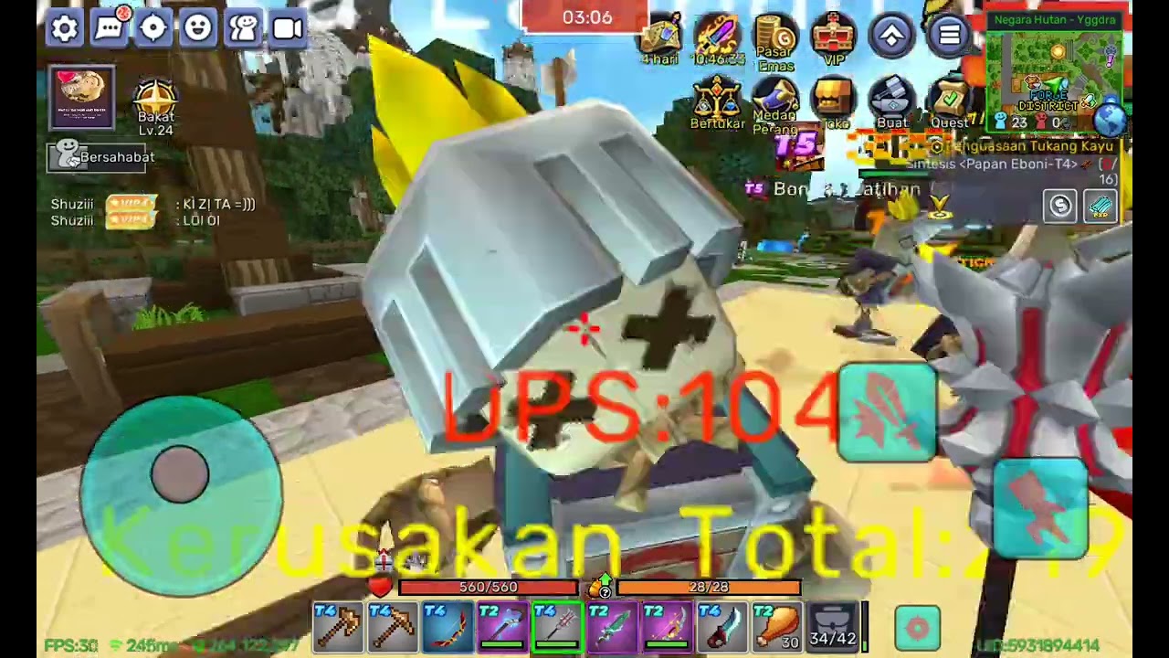 Aku main game sambil nonton youtube 