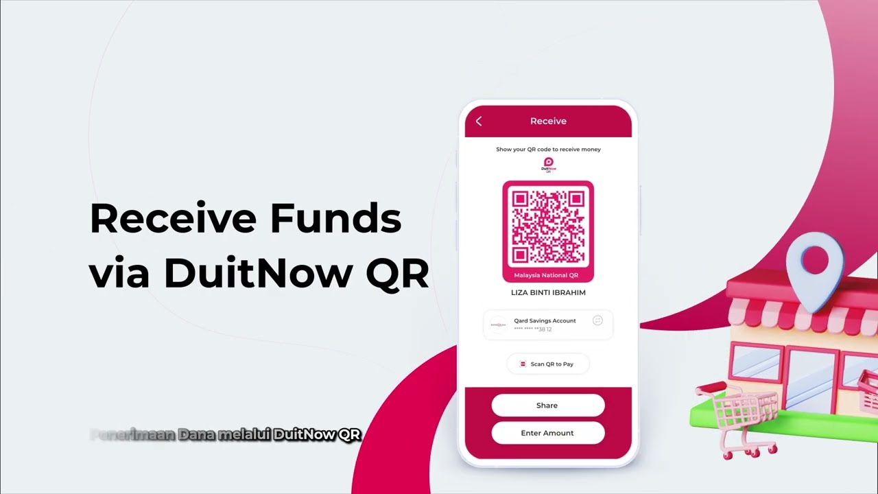 BIMB Mobile User&rsquo;s Guide: How to Receive Funds via DuitNow QR