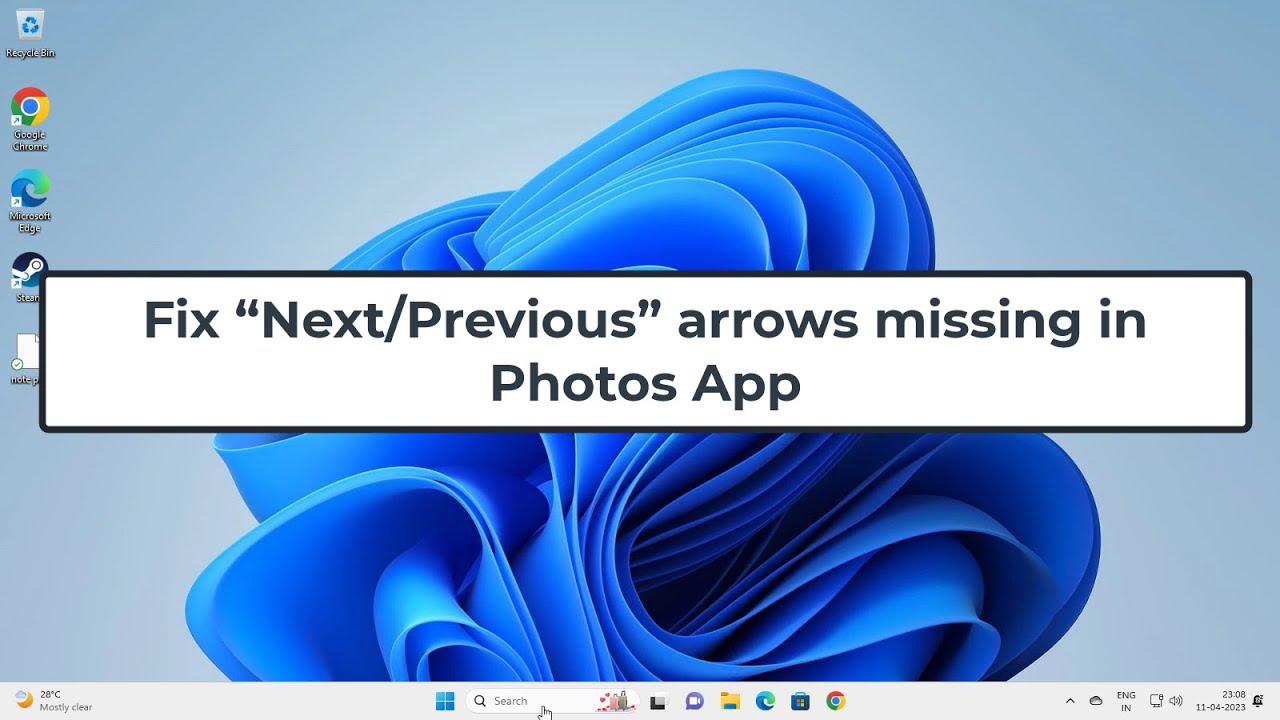 Fix &ldquo;Next/Previous&rdquo; arrows missing in Photos App