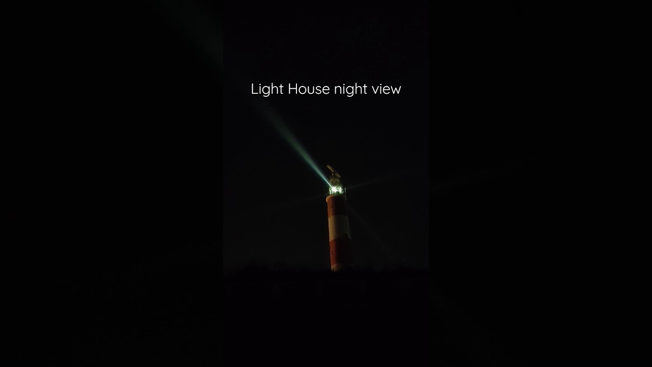 Light House night view at Gopalpur #lighthouse #beach  #gopalpur #trendingshorts #travel #night
