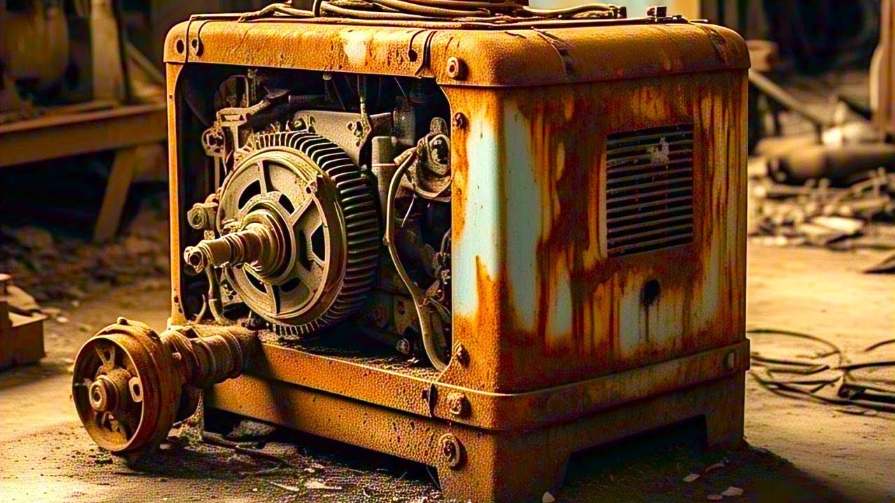 Restoration Old Rusty 220v Generator // Repair And Reuse Rusty Generator