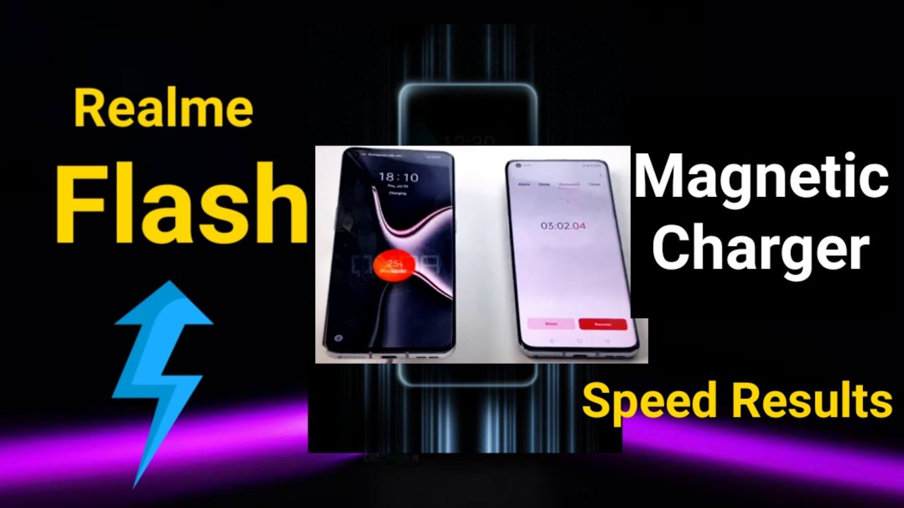Realme Magnetic charger Speedtest results coming soon