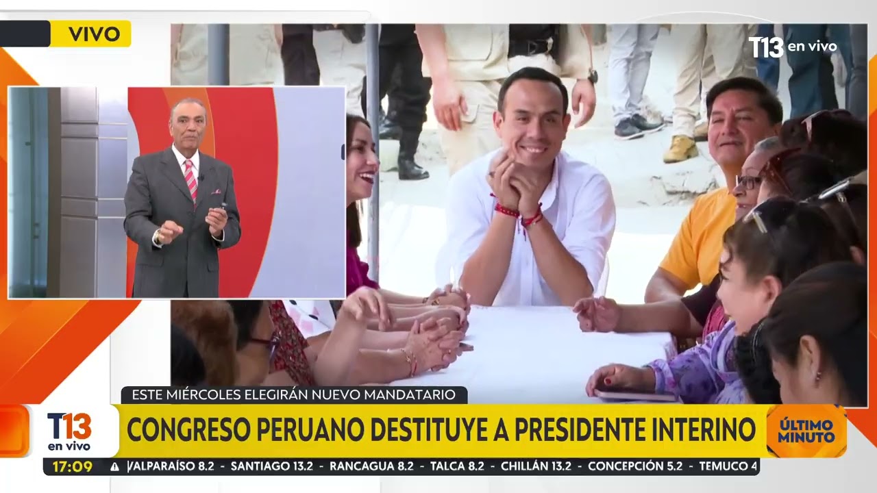 Congreso de Perú destituye al Presidente José Jerí
