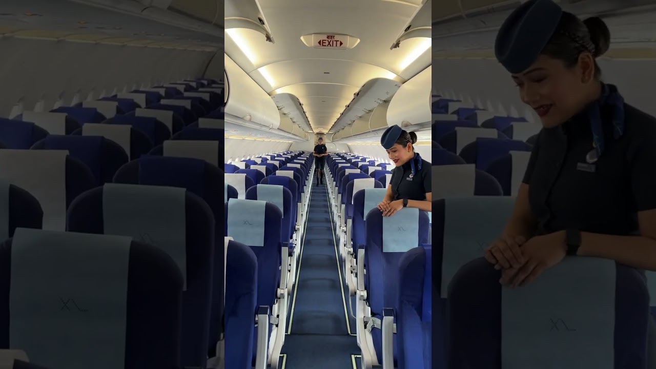 Walking Inside IndiGo Airbus A320neo #Aviation #IndiGo #A320neo