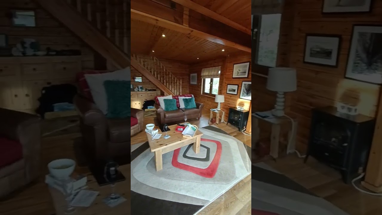 Cadnant lodge, Anglesey lakeside lodges. March 2024.