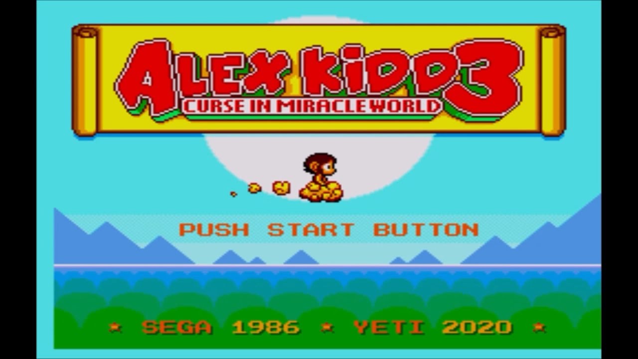 Alex Kidd 3: Curse in Miracle World -Final version (Sega Master System) secondo longplay