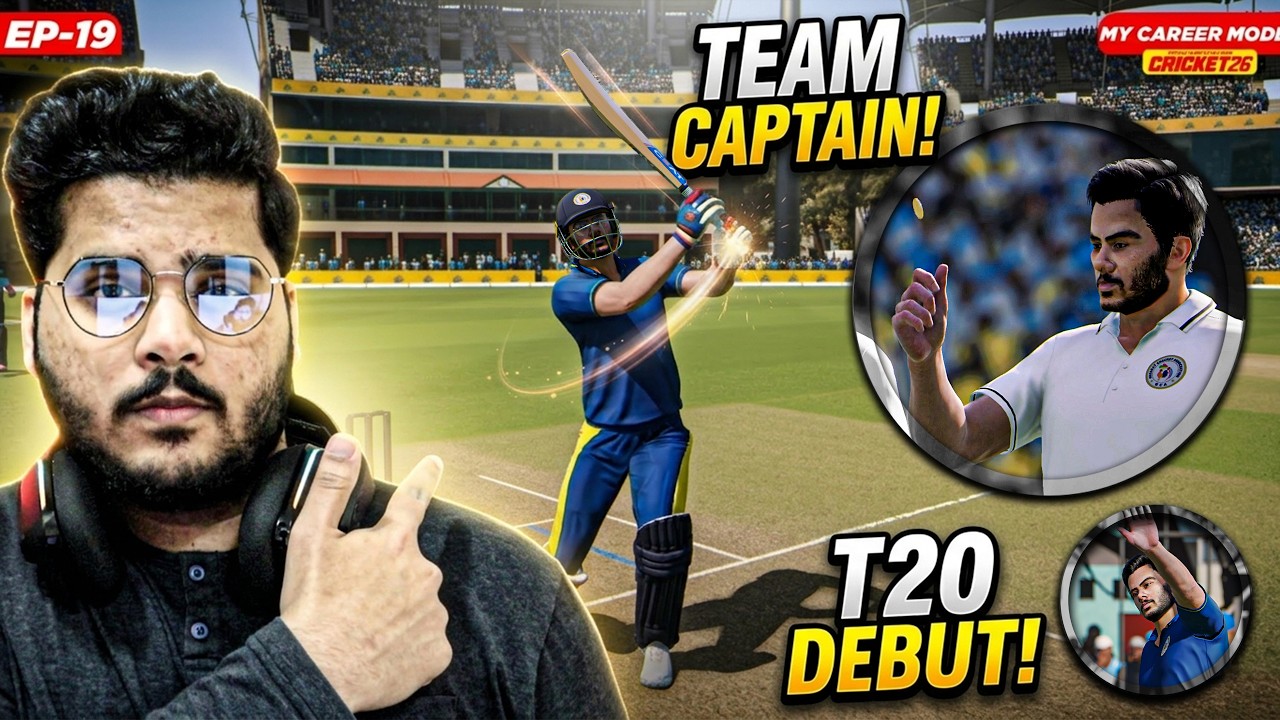 SYED MUSHTAQ ALI TROPHY DEBUT! First Match as Captain in Ranji | Cricket 26 My Career Mode #19