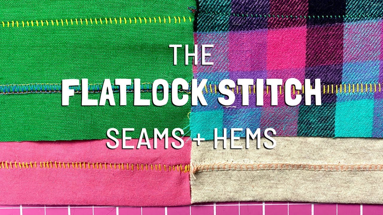 How to Sew the Flatlock Stitch: Seams & Hems on Juki Serger