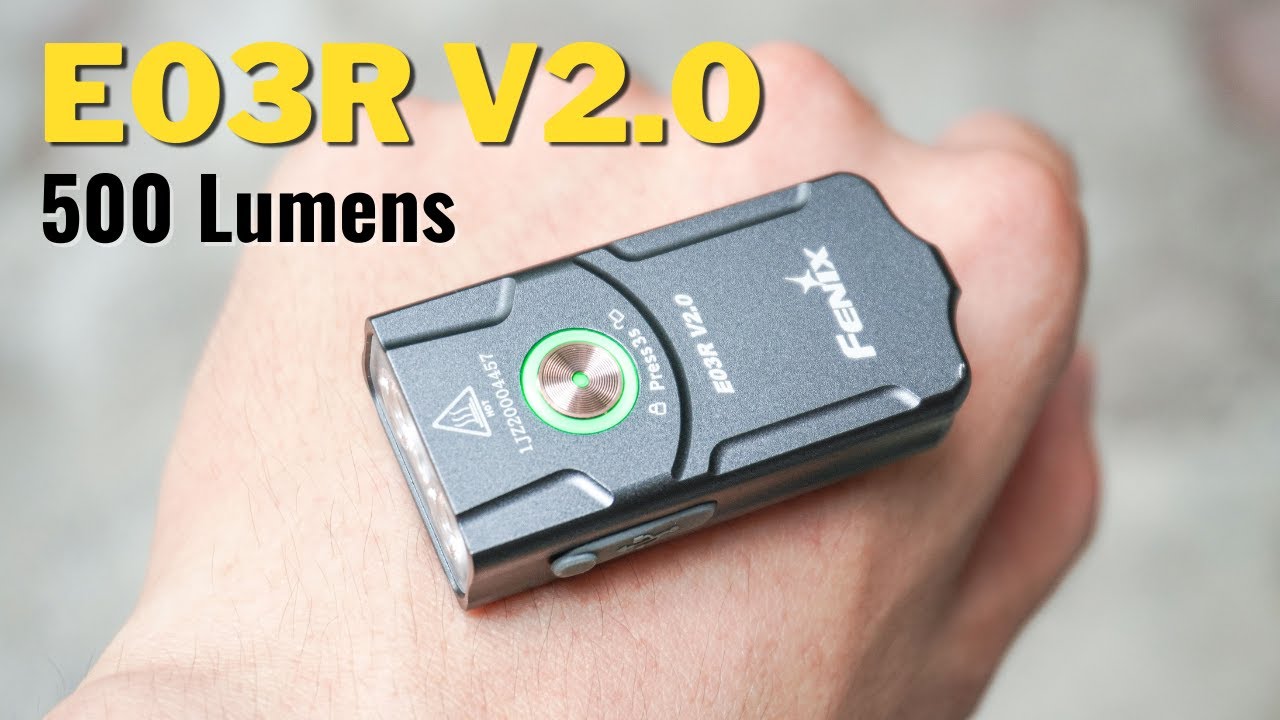 Fenix E03R V2: một cây đèn pin móc khóa xuất sắc!