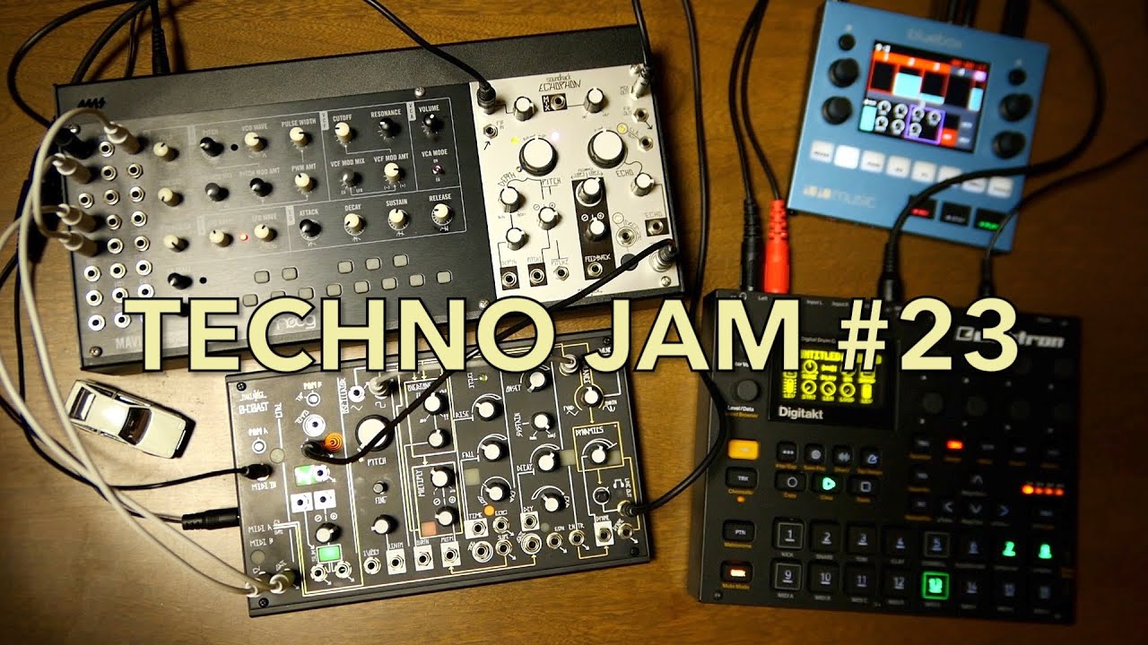 Techno Jam #23: Moog Mavis,  Make Noise 0-coast, Echophon, Elektron Digitakt, 1010music bluebox