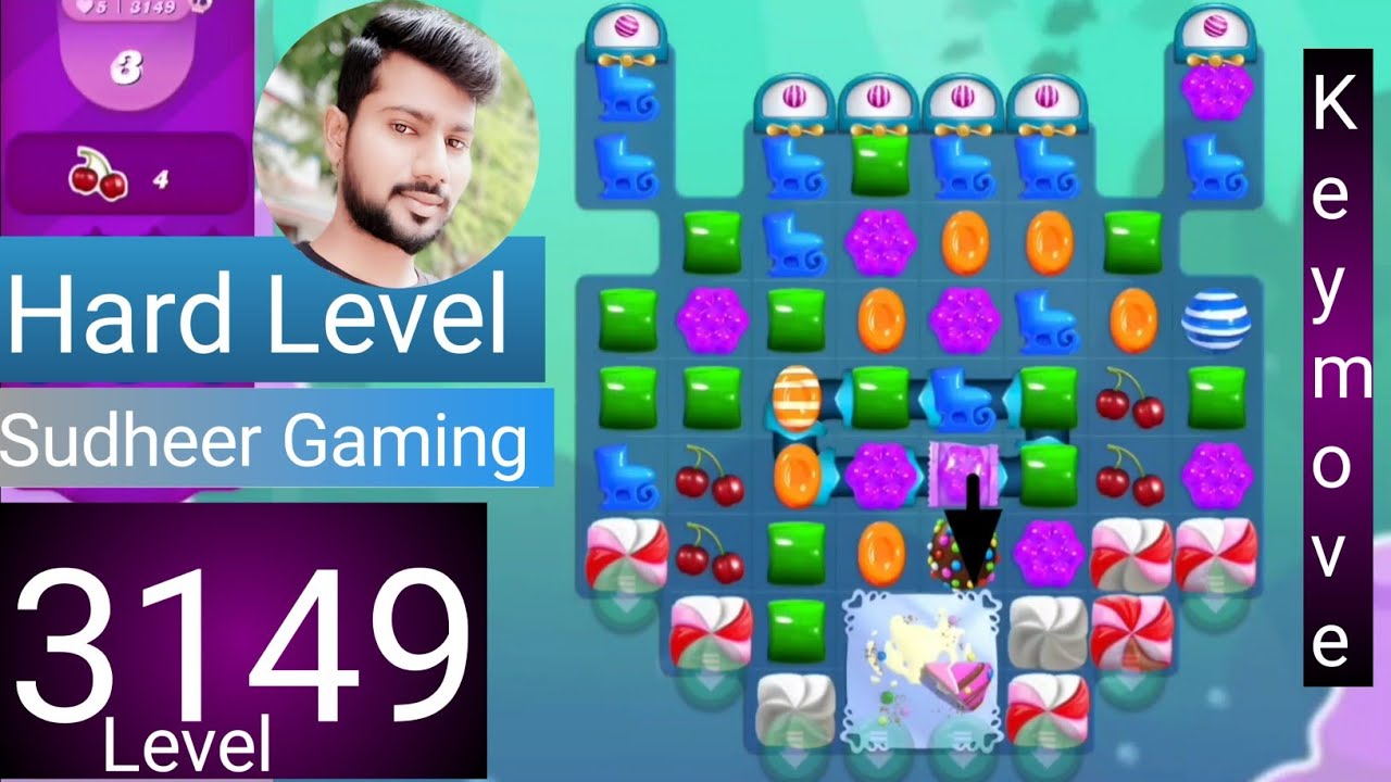 Candy crush saga level 3149 । Hard level । No boosters। Candy crush saga 3149 । Sudheer Gaming