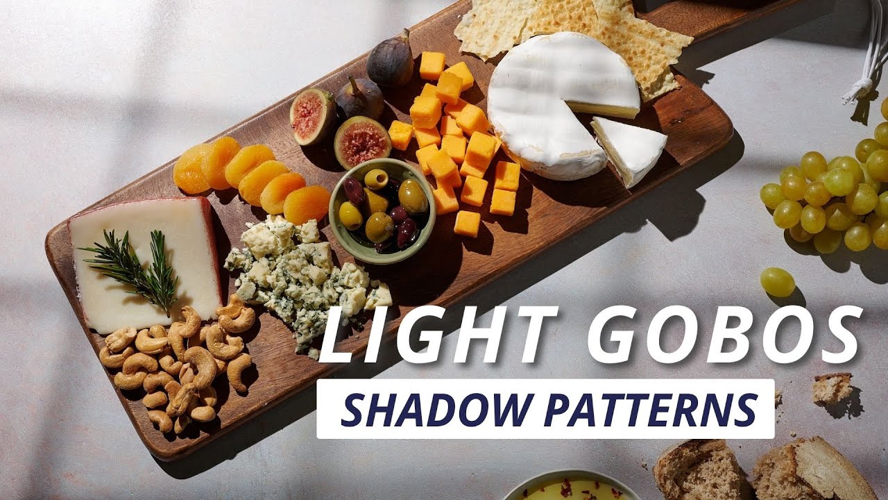 Creative Shadow Patterns Using Light Gobos | Food Photography