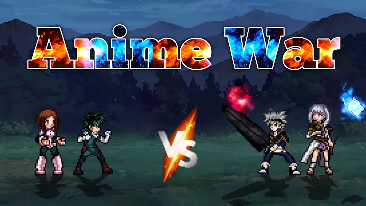 Deku (all form) & Uraraka VS Asta (all form) & Noelle in Jump Force Mugen