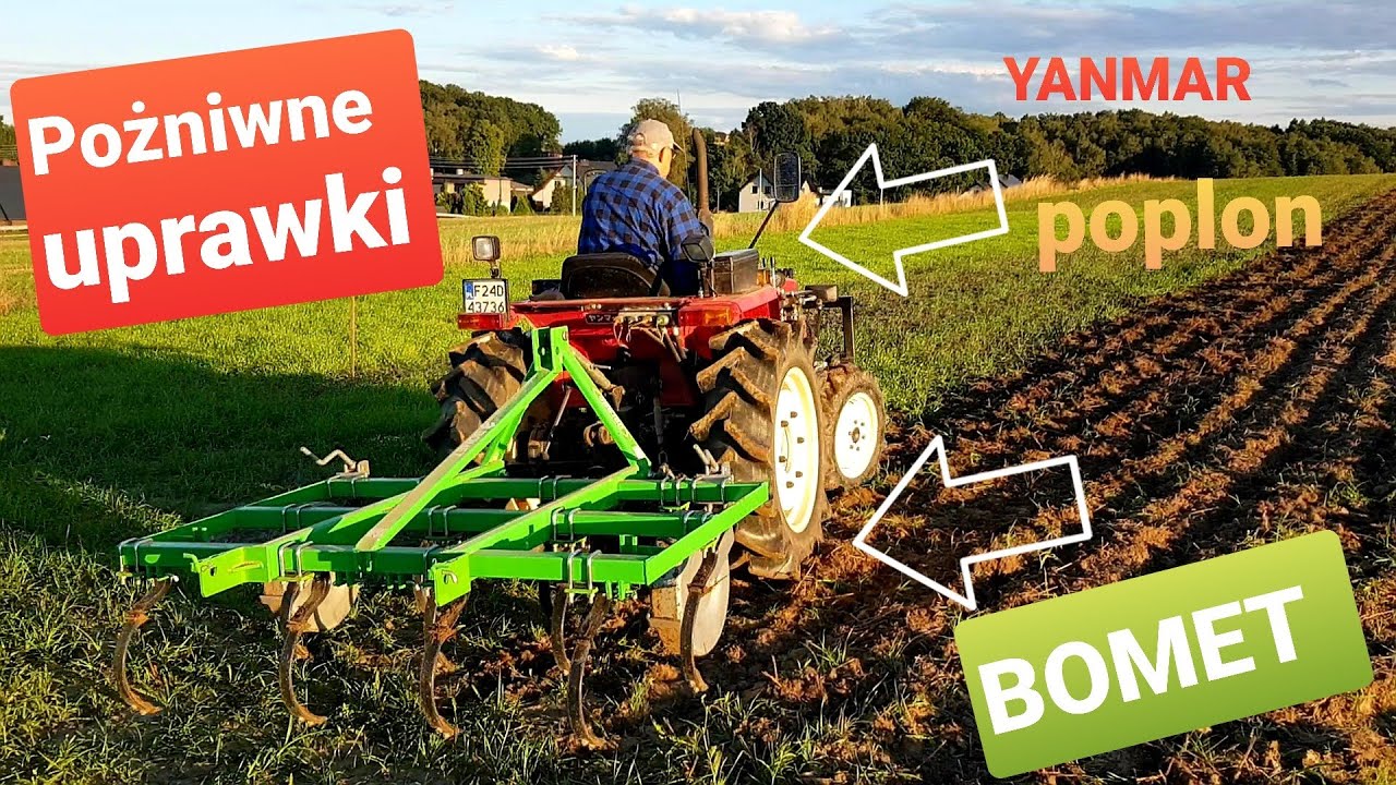 Pożniwne uprawki kultywatorem BOMET YANMAR F24D