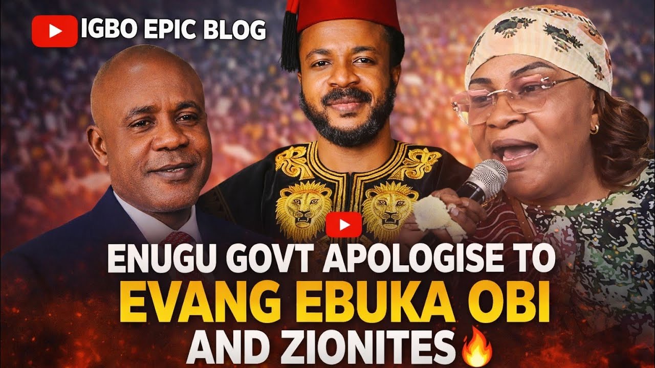 ENUGU STATE GOV REPRESENTATIVE APOLOGISES TO EVANG EBUKA OBI ON BEHALF OF THE GOVERNOR.PETER MBAH