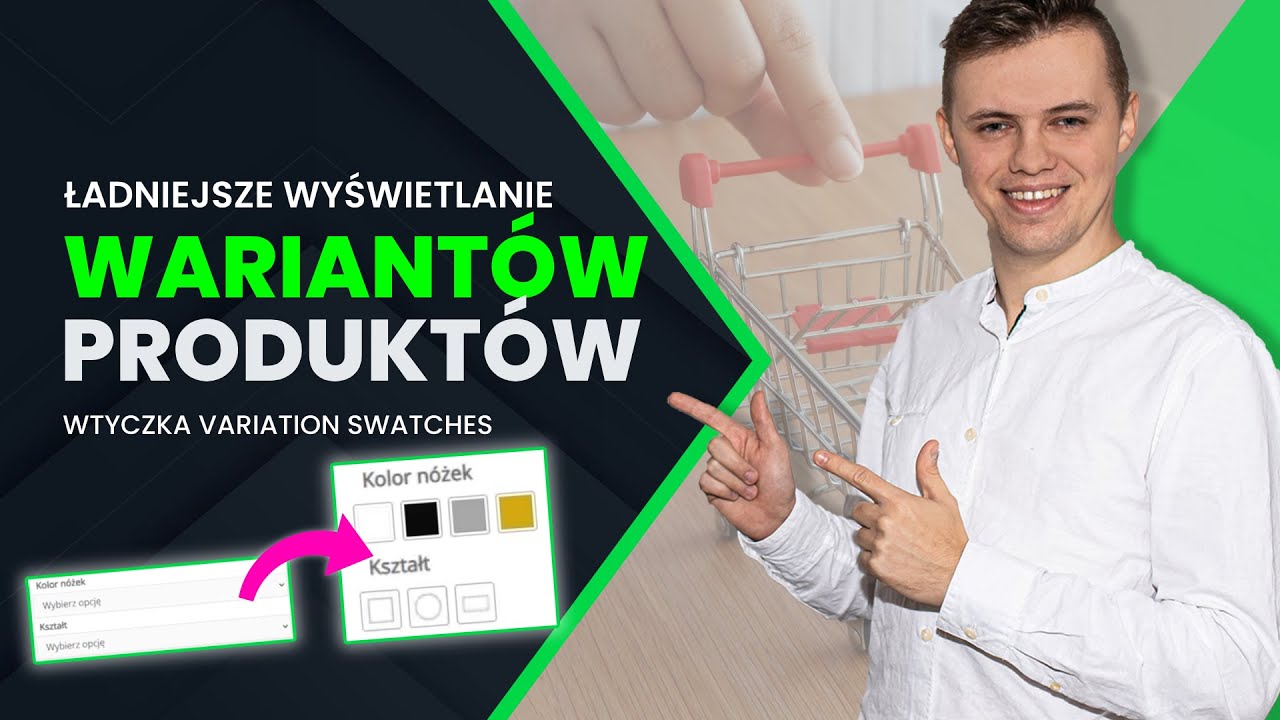 Warianty w sklepie Woocommerce. Produkty z wariantami. (Variation Swatches)