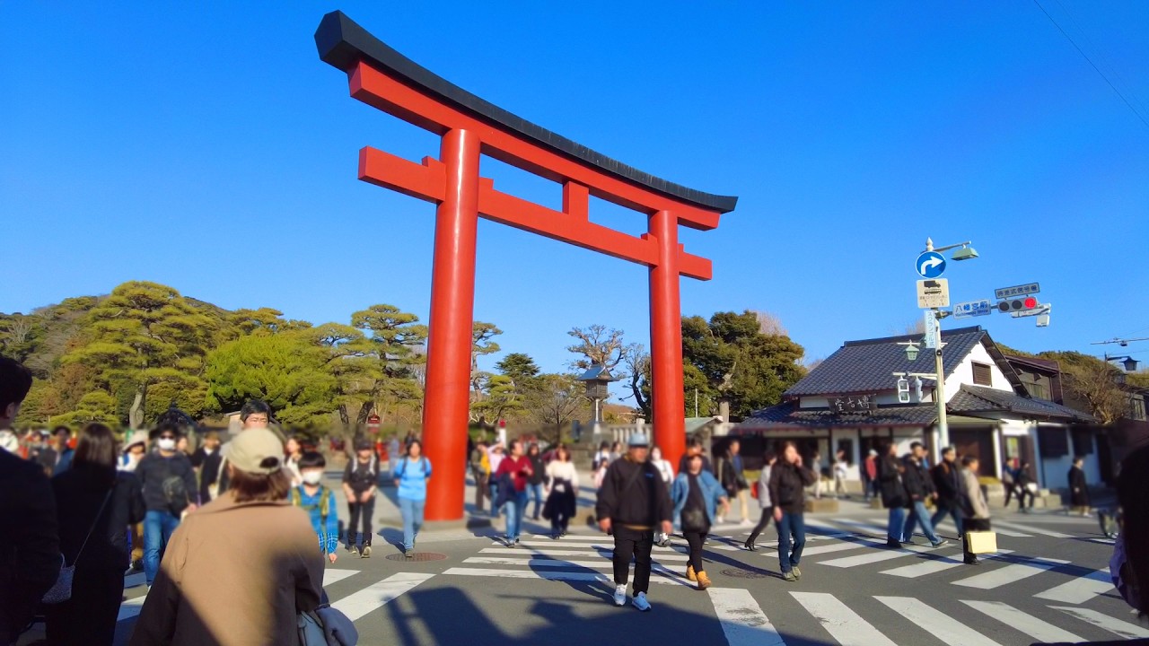 KAMAKURA JAPAN 🇯🇵 Kamakura Daytime Walking Tour (鎌倉) | City Sounds & Relaxing Jazz