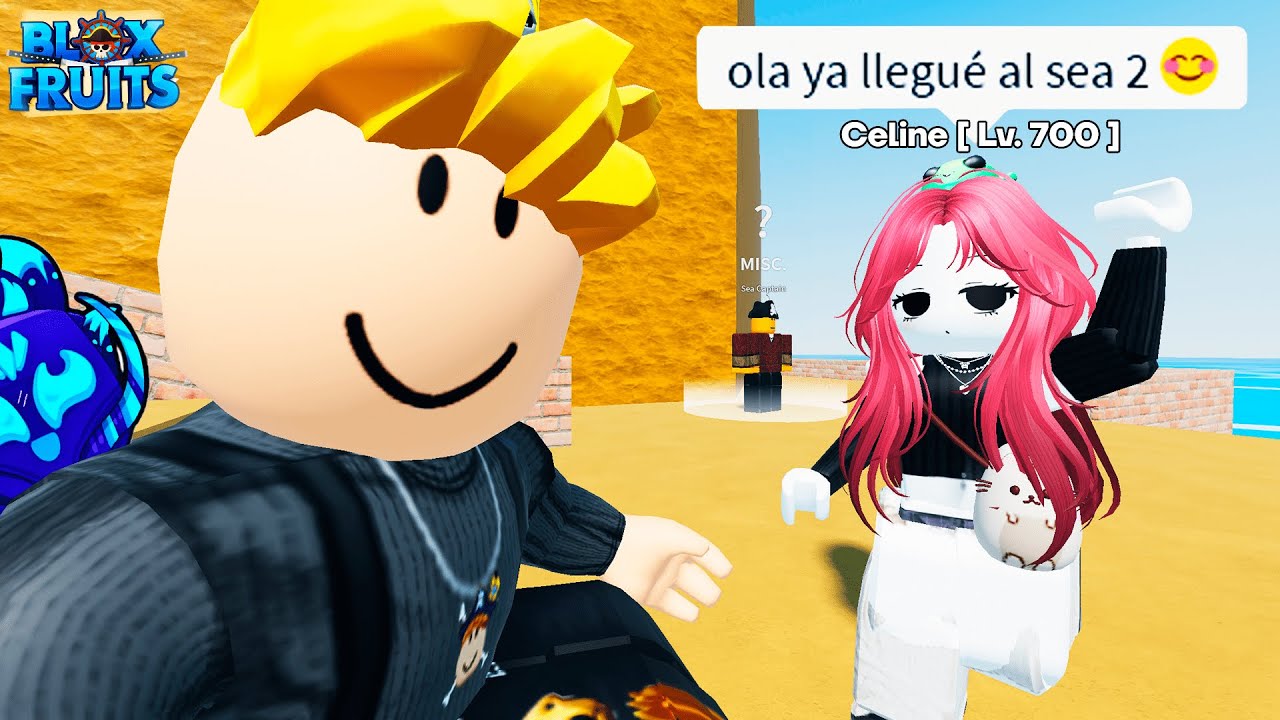 POR FIN MI NOVIA LLEGÓ AL SEA 2 Y LA RECIBÍ CON ESTO 😳 #bloxfruits