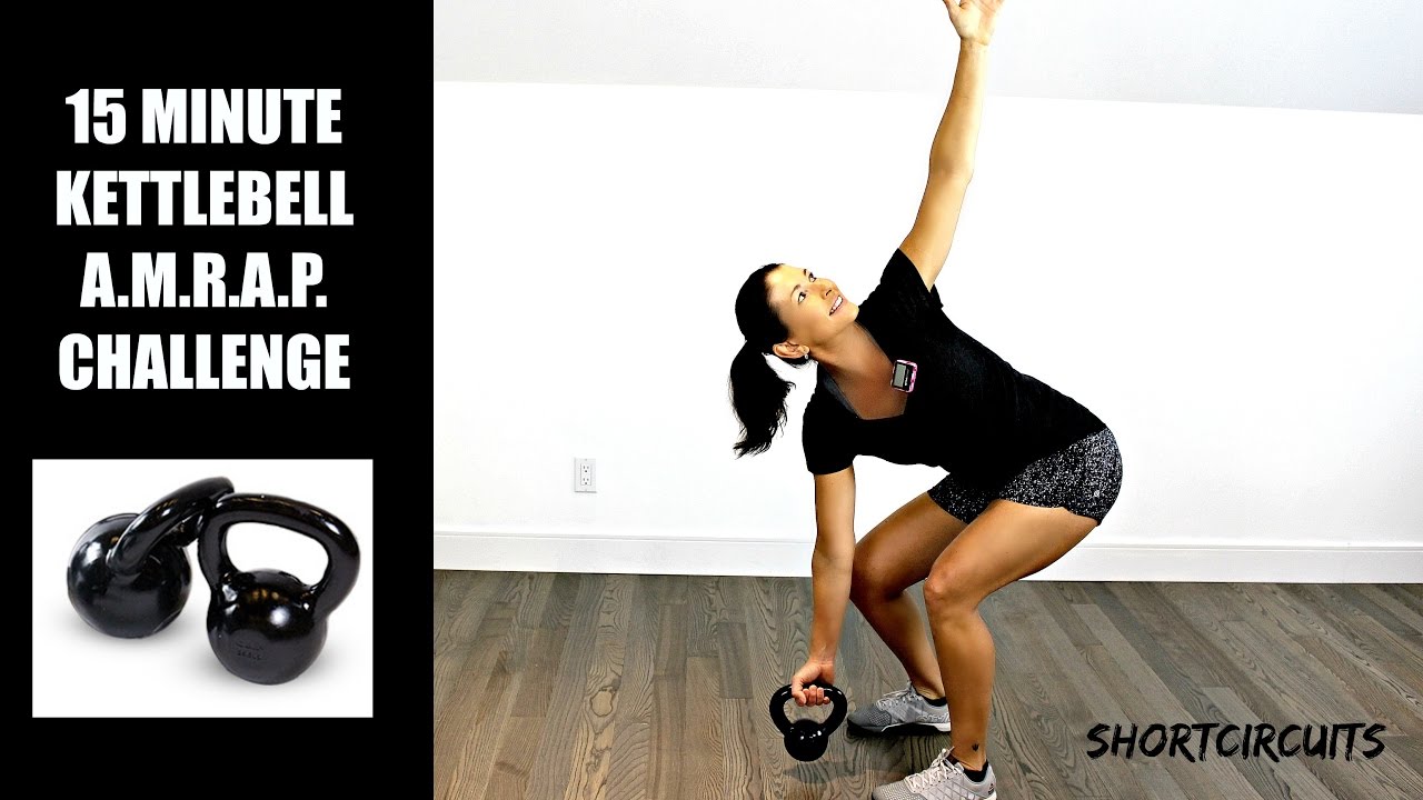 15 MINUTE KETTLEBELL CIRCUIT - AMRAP CHALLENGE