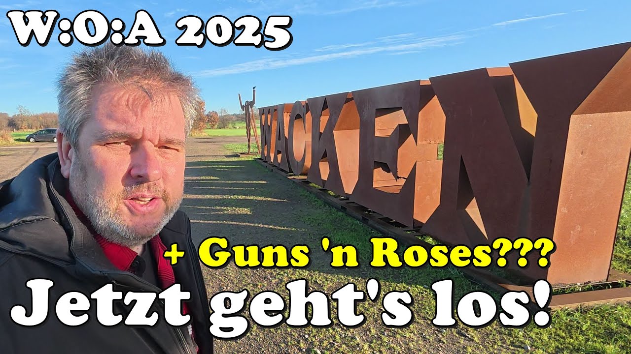 WOA 2025 Vorverkauf Sonderparzellen startet + Guns 'n roses als Headliner???