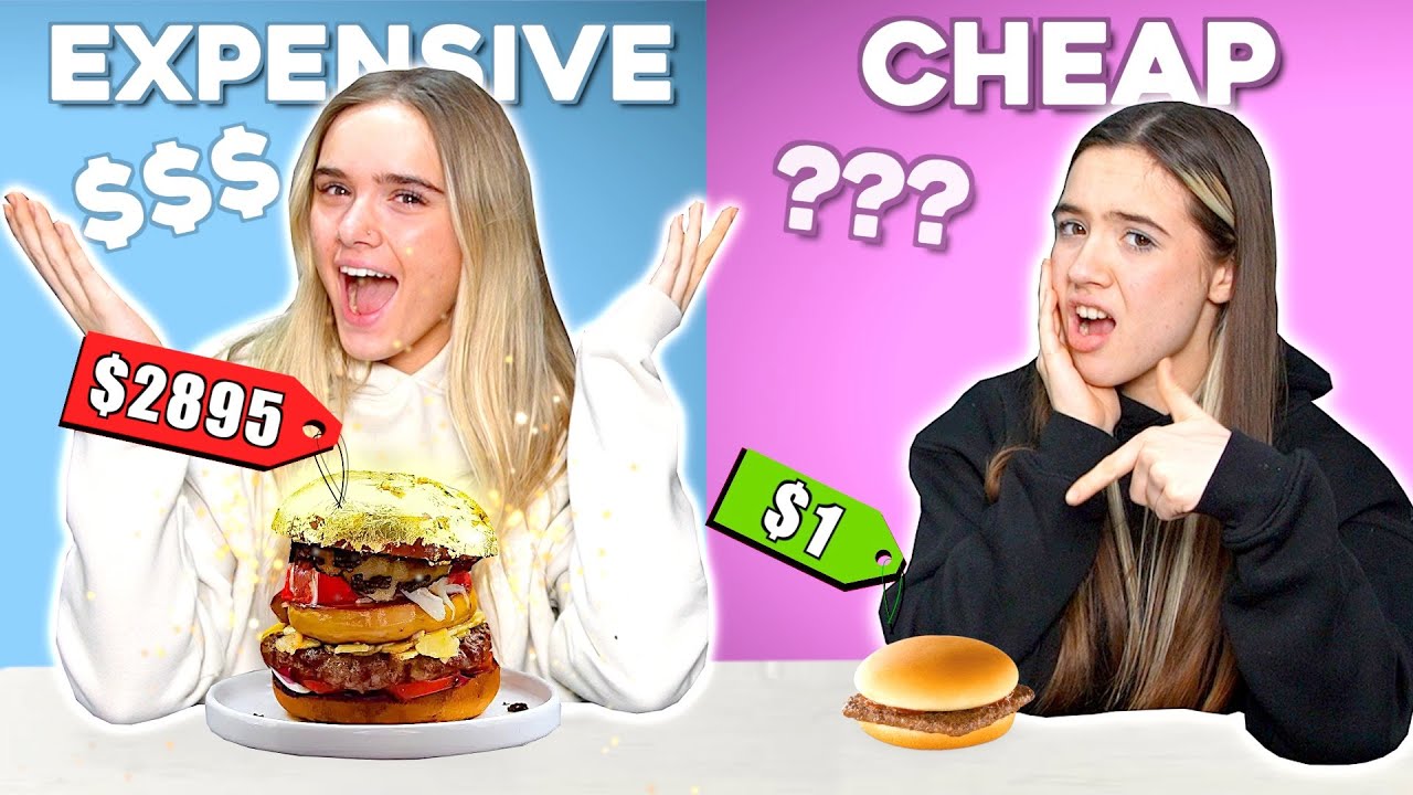 Guessing CHEAP vs EXPENSIVE Food! $$$