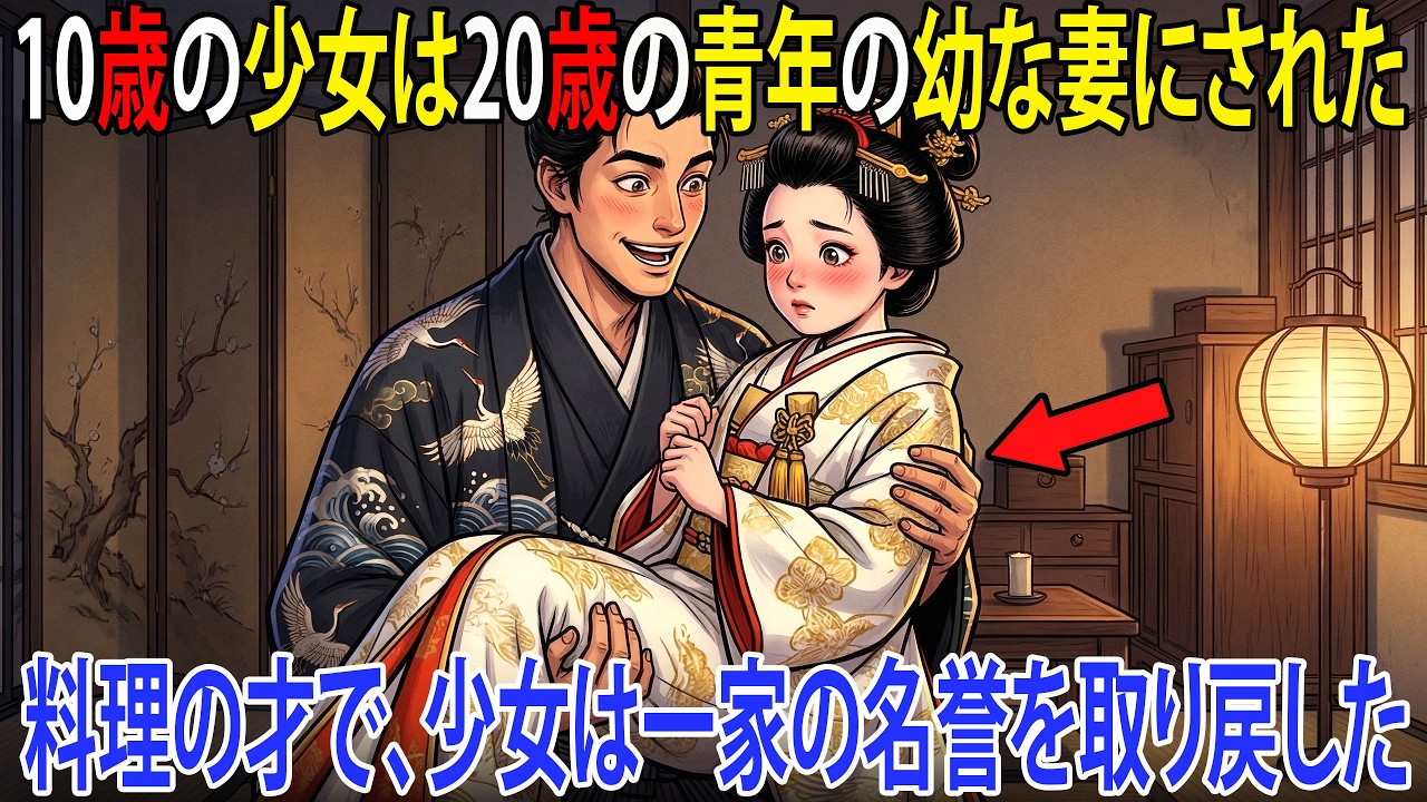 江戸時代、没落した名家に「幼な妻」として売られた10歳の少女  民話  野談  時代劇  昔話  説話  オーディオブック  伝説