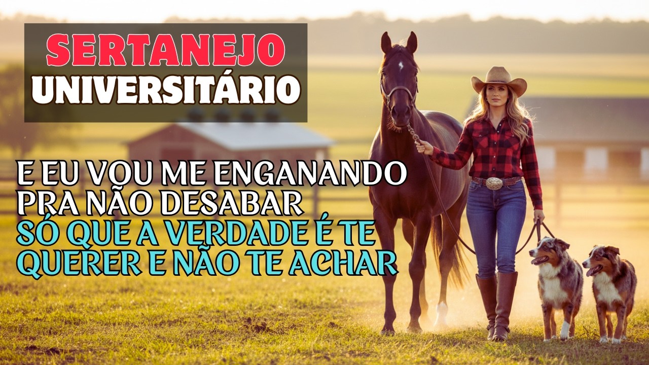 SERTANEJO UNIVERSITÁRIO | E eu vou me enganando pra não desabar...