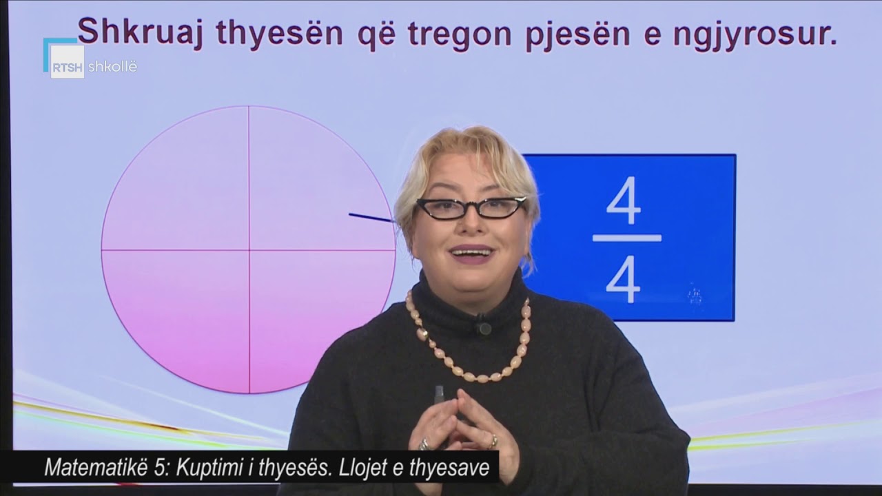 Matematikë 5 - Kuptimi i thyesës. Llojet e thyesave.