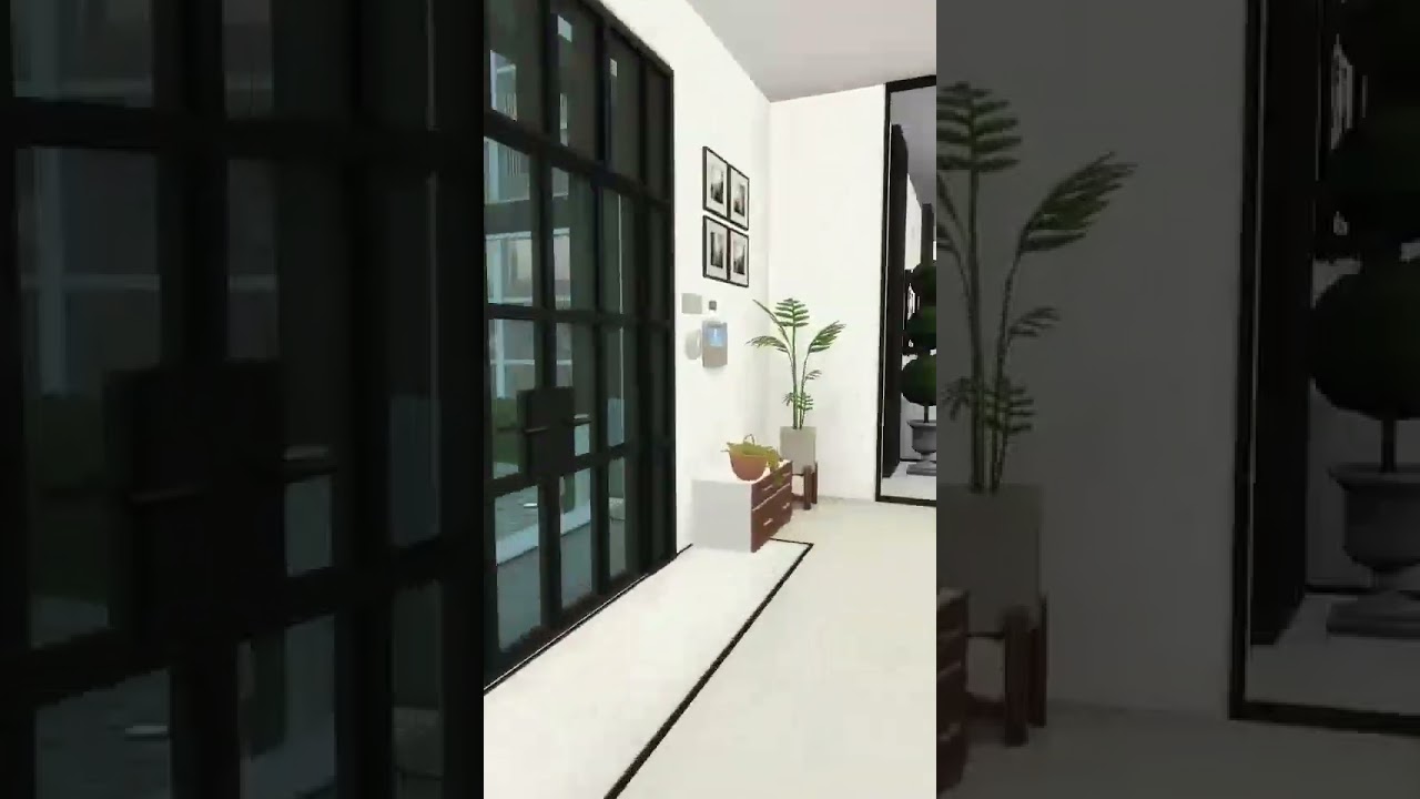 Luxury Modern Villa #viralvideo #sims4 #speedbuild #mods