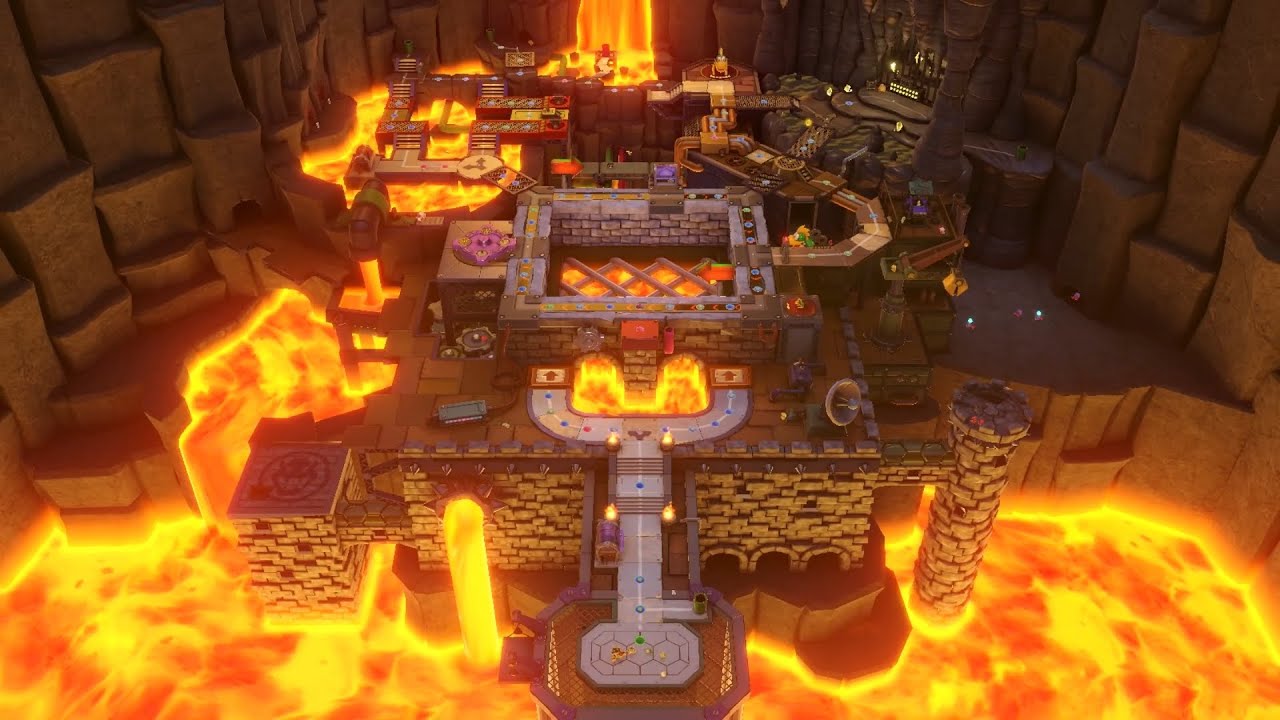 Super Mario Party Jamboree #5 King Bowser's Keep Bowser vs Bowser Jr vs Spike vs Koopa Troopa
