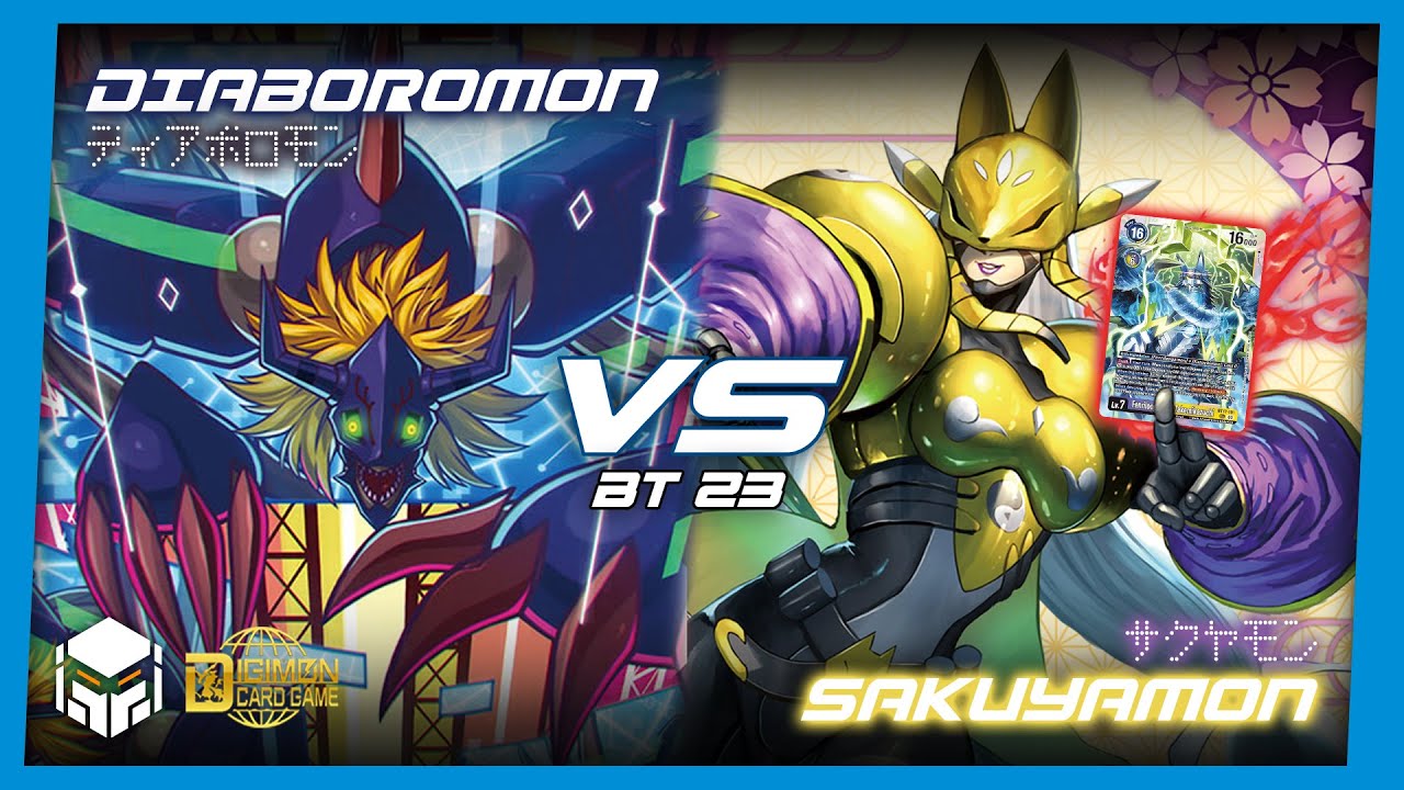 Diaboromon vs Sakuyamon [Digimon Card Game & TCG BT23]