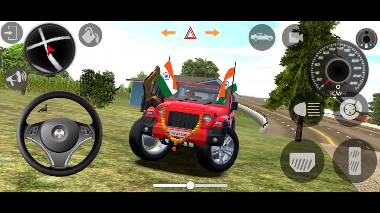 Dollar Song Modified Mahindra Red Thar 👿 Indian Cars Simulator 3D Android Gameplay 🔥