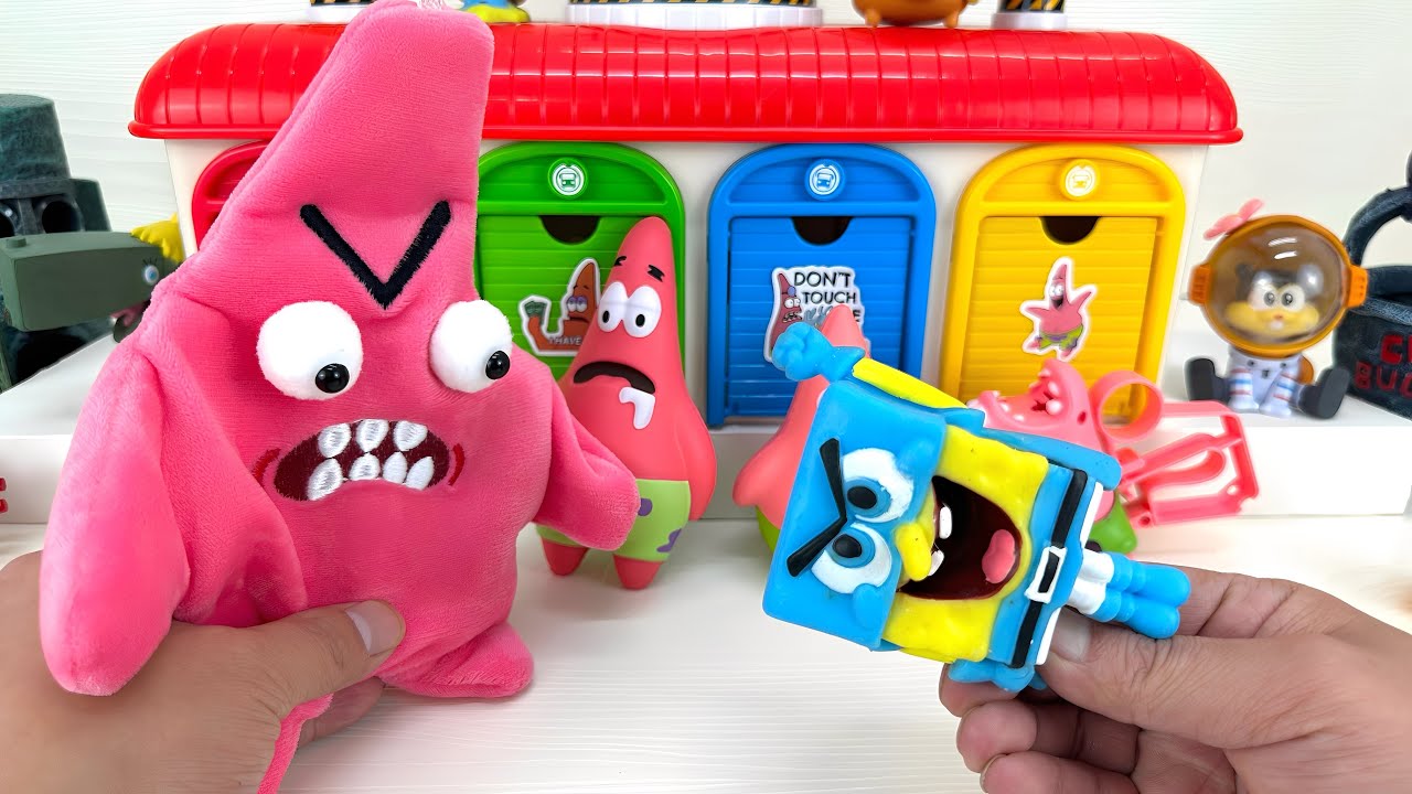 Magic Garage: Super SpongeBob vs Mutant Patrick | SpongeBob Fun Toys & Ultra-Soothing ASMR