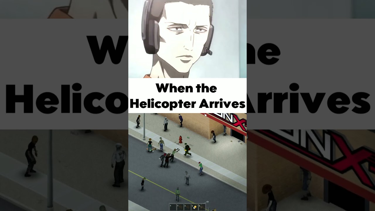 When The Helicopter Starts #gaming #projectzomboid