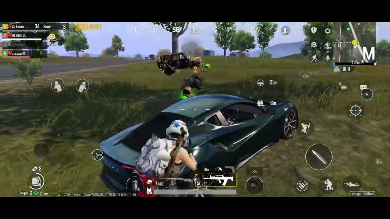 #pubgmobile Ben öldüm; kardeşim taşıdı 