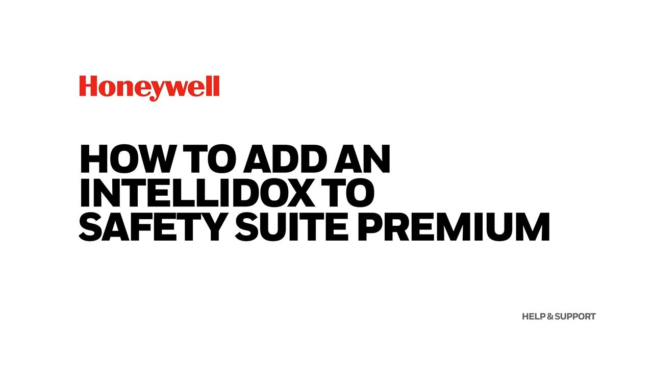 How to add an IntelliDoX to Safety Suite Premium