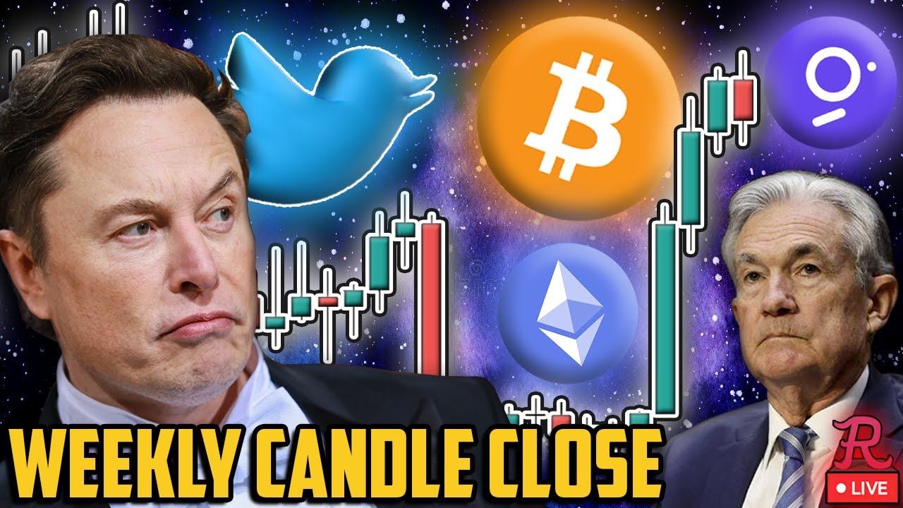BITCOIN LIVE : BTC WEEKLY CANDLE CLOSE STREAM