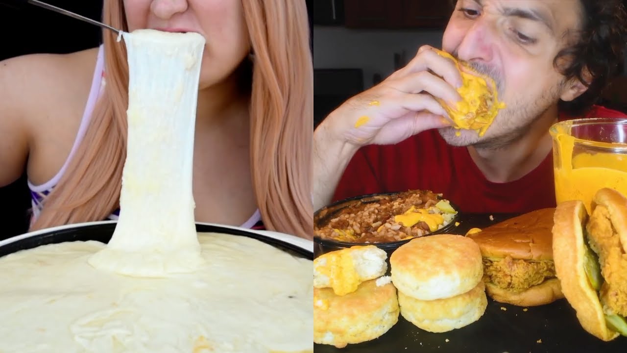 Mukbangers Eating TOO MUCH CHEESE 😱
