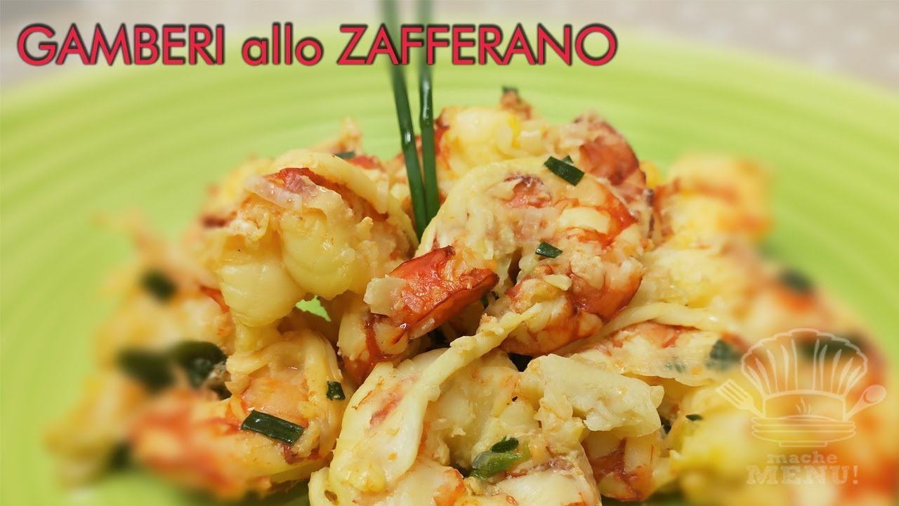GAMBERI allo ZAFFERANO