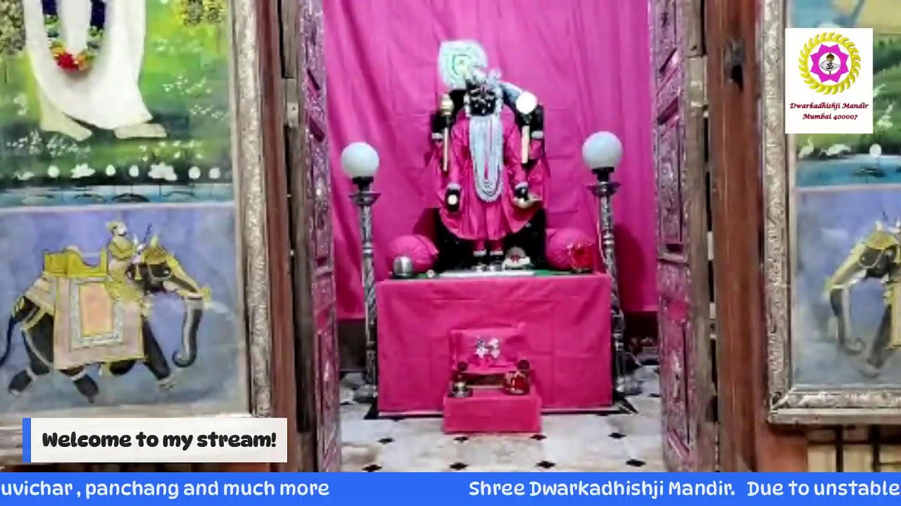 Shree Dwarkadhishji Mandir live