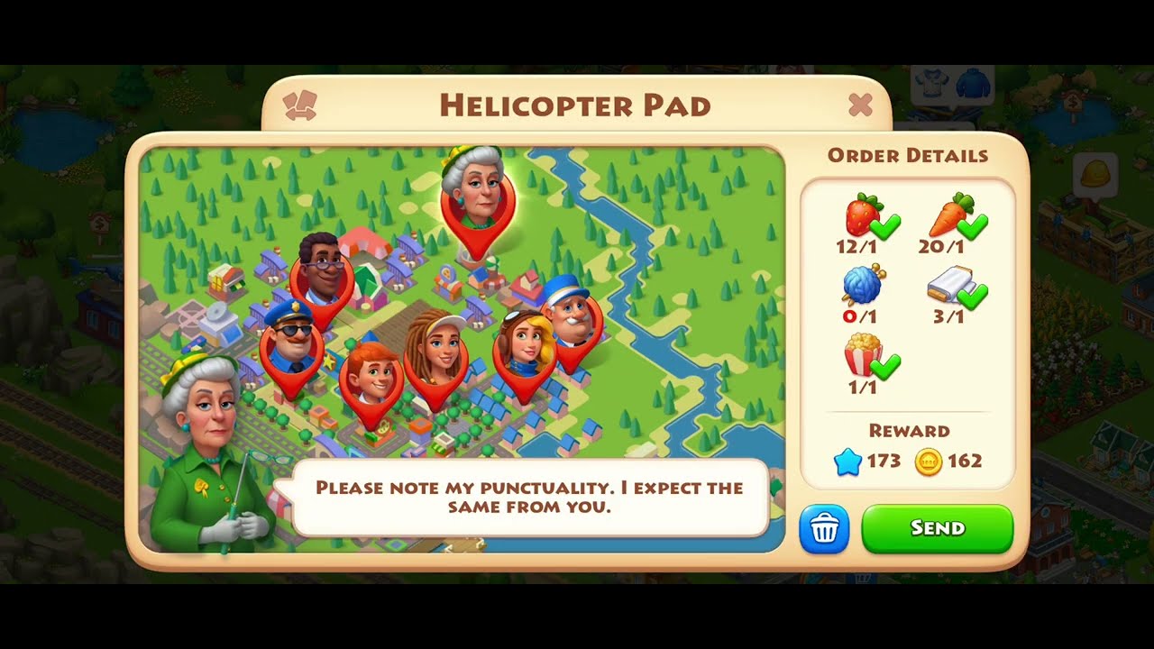 Township Fun | Completing Helicopter Pad Orders & Game Tips 🚁✨ | Addictive Mobile Gameplay!