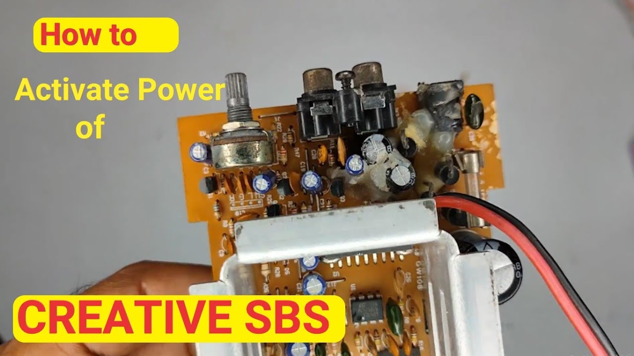 How to Activate power of Creative SBS