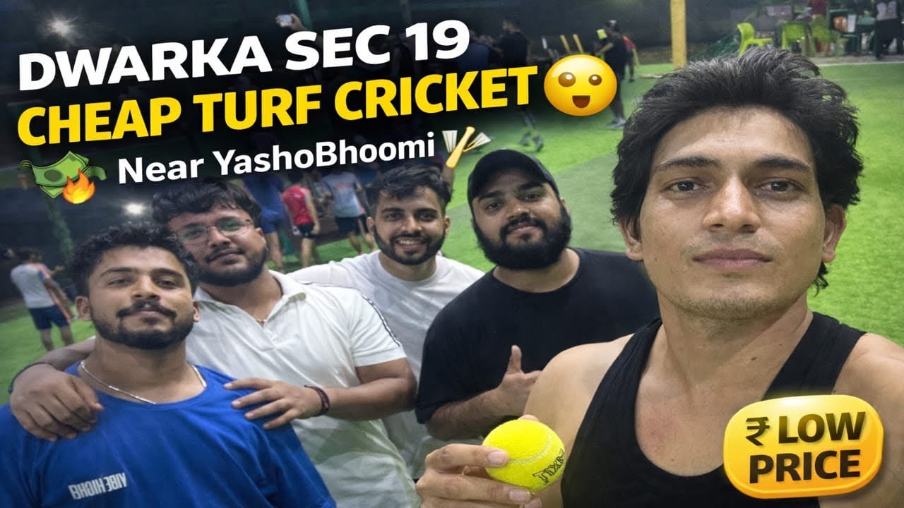 Dwarka Sec 19 Box Cricket – Itna Sasta?! 😱 | Vlog 3
