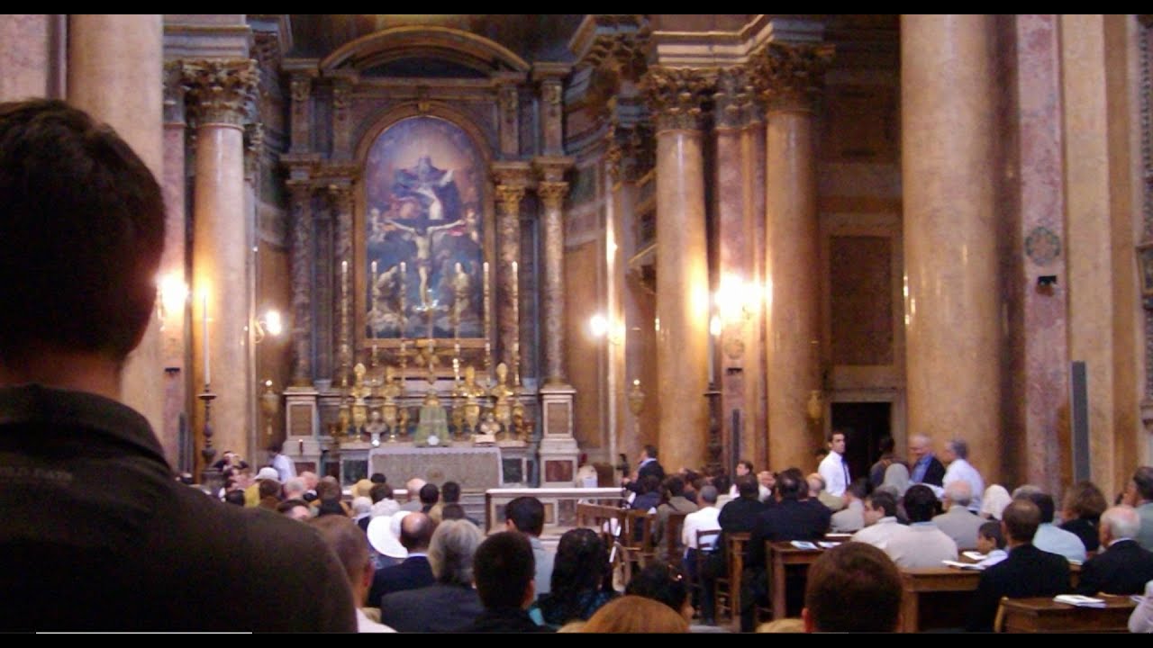 Roma, 8-6-2008, Sma. Trinità dei Pellegrini, 1a. parrocchia in Italia dedicata al Rito Romano Antico