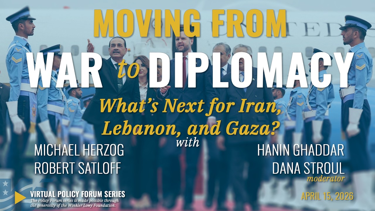 Moving from War to Diplomacy: What&rsquo;s Next for Iran, Lebanon, and Gaza?