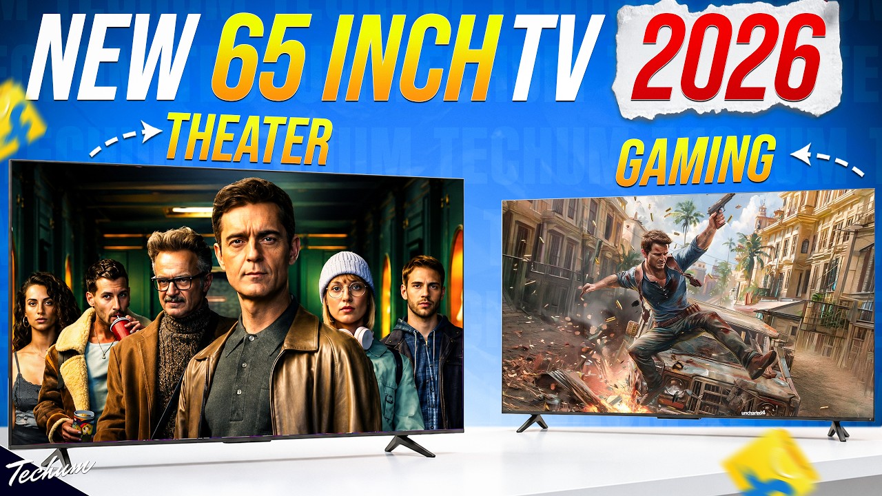 Best 65 Inch 4K Smart TV in India (2026)🔥Samsung vs Lg vs Sony vs Xiaomi vs TCL